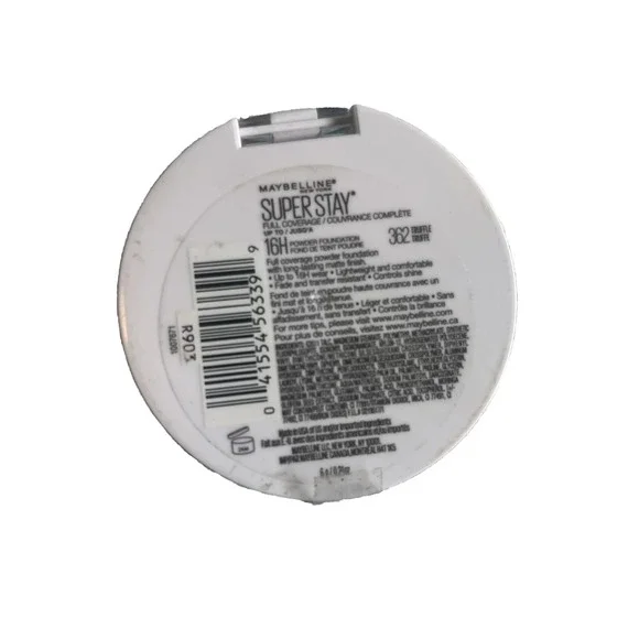 Maybelline Super Stay Full Coverage Pressed Powder Foundation 362 Truffle 0.21oz - Picture 2 of 3